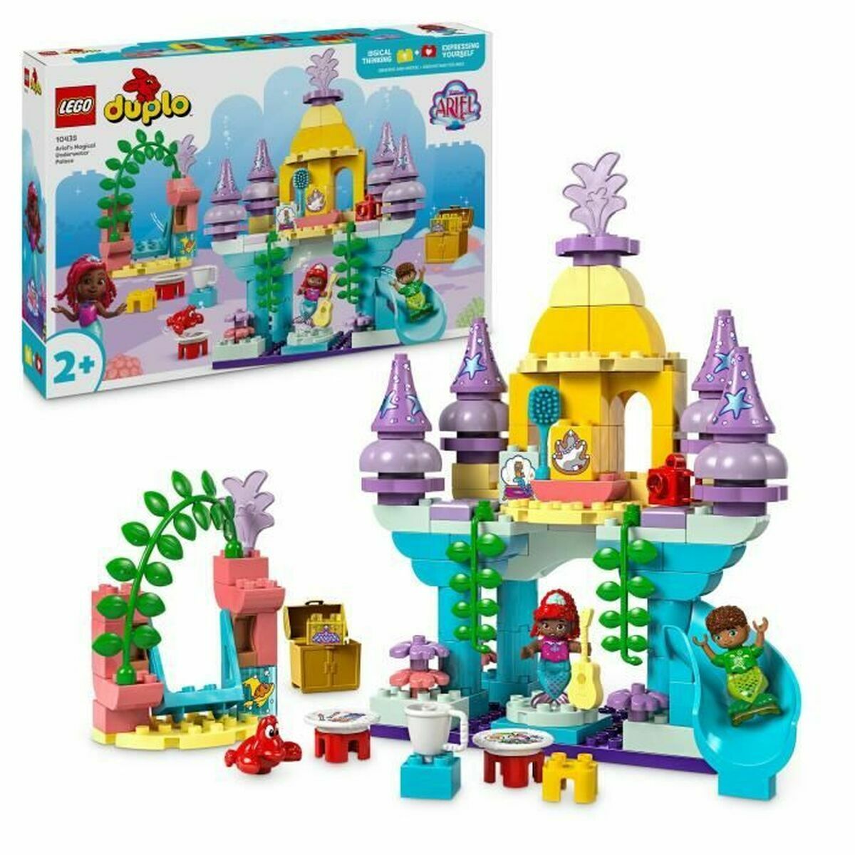 Set de construction Lego Disney 10435 Ariel's Magical Underwater Palace Multicouleur 116 Pièces - Babycute