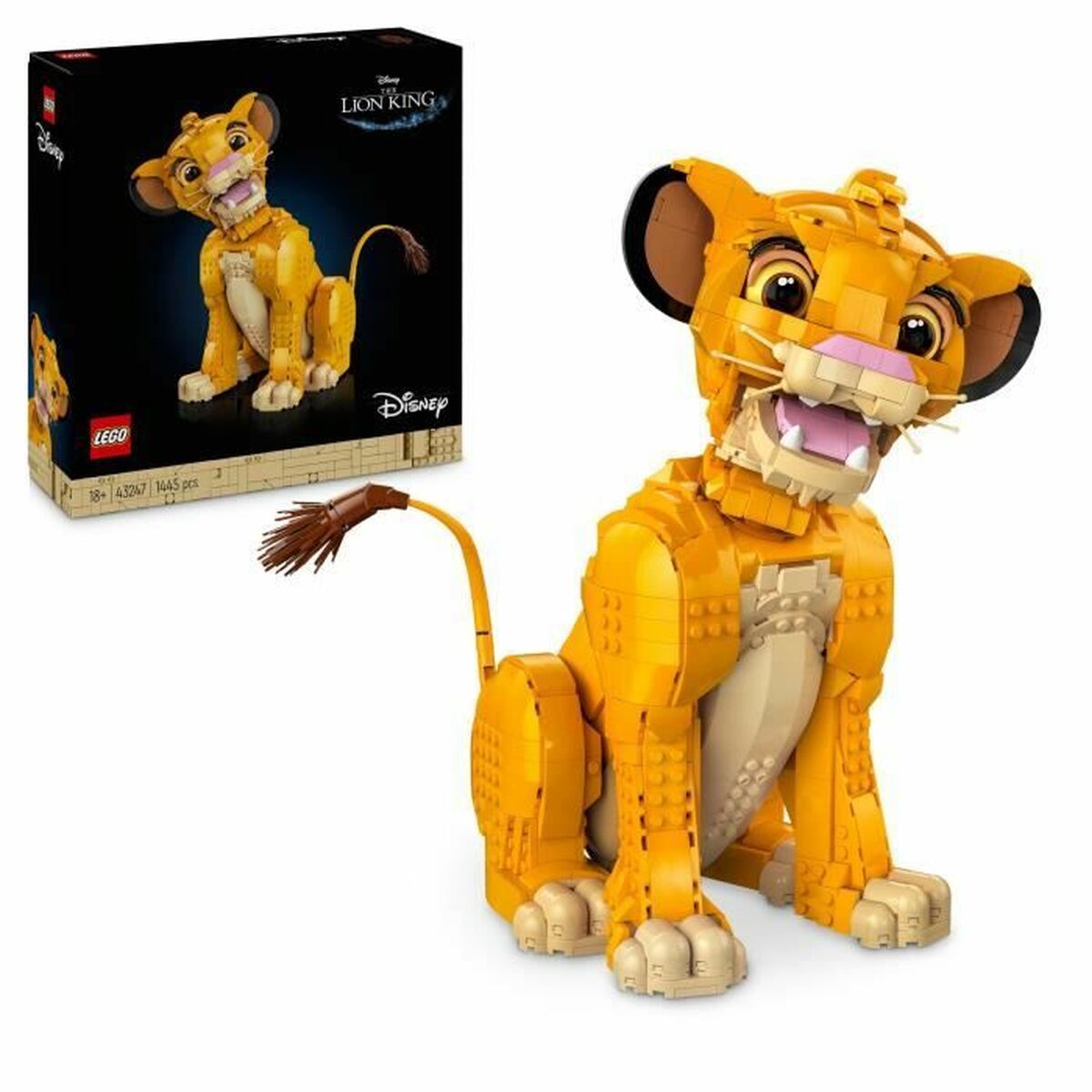 Set de construction Lego Disney Classic 43247 Simba, the Young Lion King Multicouleur 1445 Pièces - Babycute