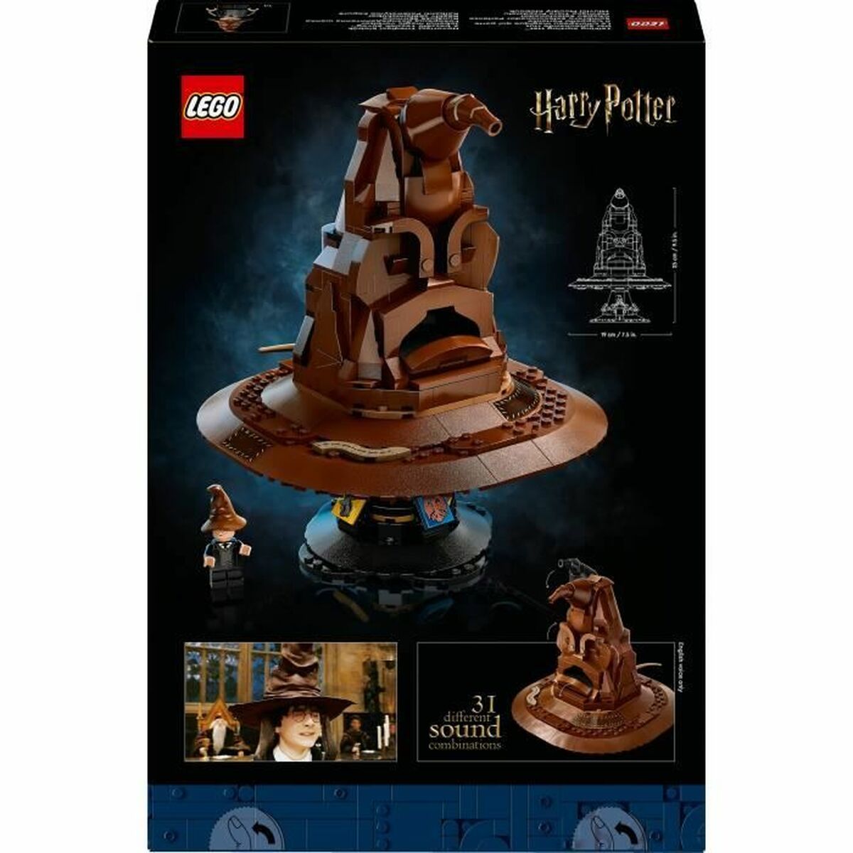 Set de construction Lego Harry Potter 76429 The Sorting Hat that Talks Multicouleur - Babycute
