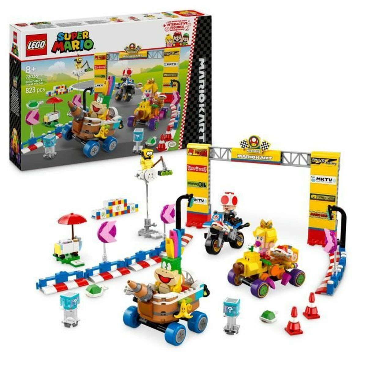 Set de construction Lego Super Mario 72036 Mario Kart - Jouets et jeux premium pour bébé