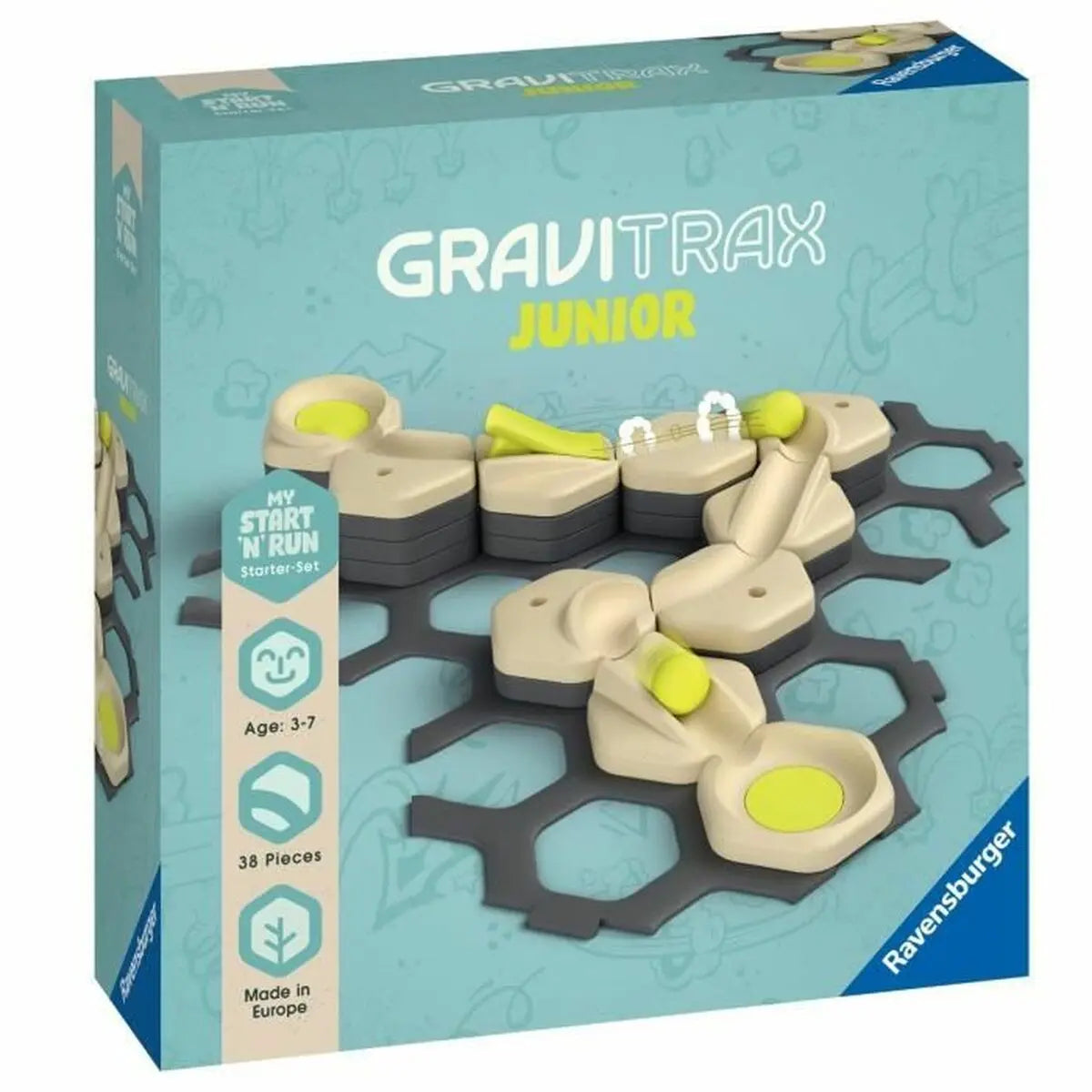 Set de construction Ravensburger Gravitax Junior Start and Run 38 Pièces Expansion - Jouets et jeux premium pour bébé