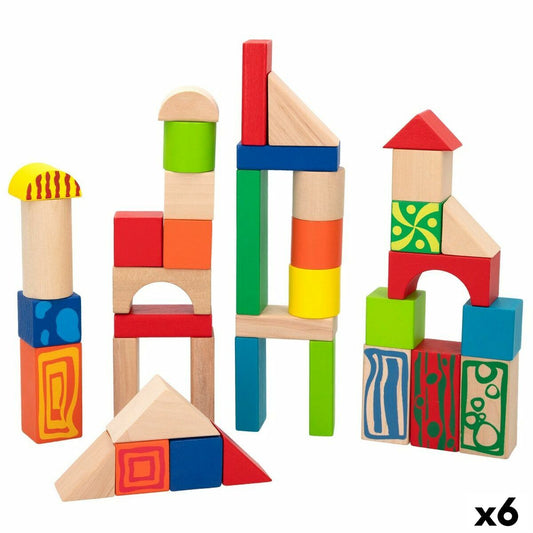 Set de construction Woomax 50 Pièces (6 Unités) - Jouets et jeux premium pour bébé