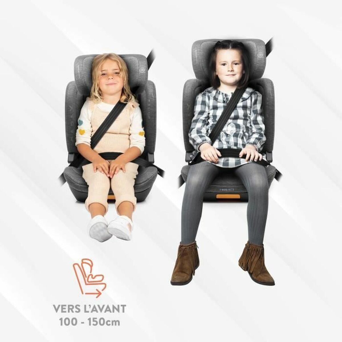 Siège de Voiture Babyauto CAPAX BLACK LINE Noir II (15 - 25 kg) III (22 - 36 kg) Enfant ECE R129 - Babycute