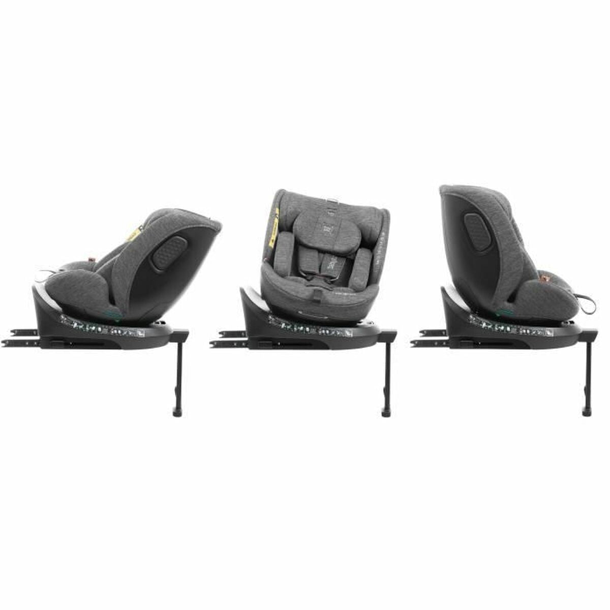 Siège de Voiture Babyauto CORE Gris 0 (de 0 a 10 kilos) I (9 - 18 kg) II (15 - 25 kg) III (22 - 36 kg) Enfant ECE R129/04 - Babycute