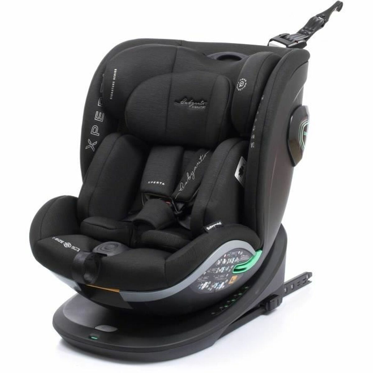 Siège de Voiture Babyauto XPERTA BLACK LINE Noir 0 (de 0 a 10 kilos) 0+ (de 0 a 13 kilos) I (9 - 18 kg) II (15 - 25 kg) III (22 - Babycute