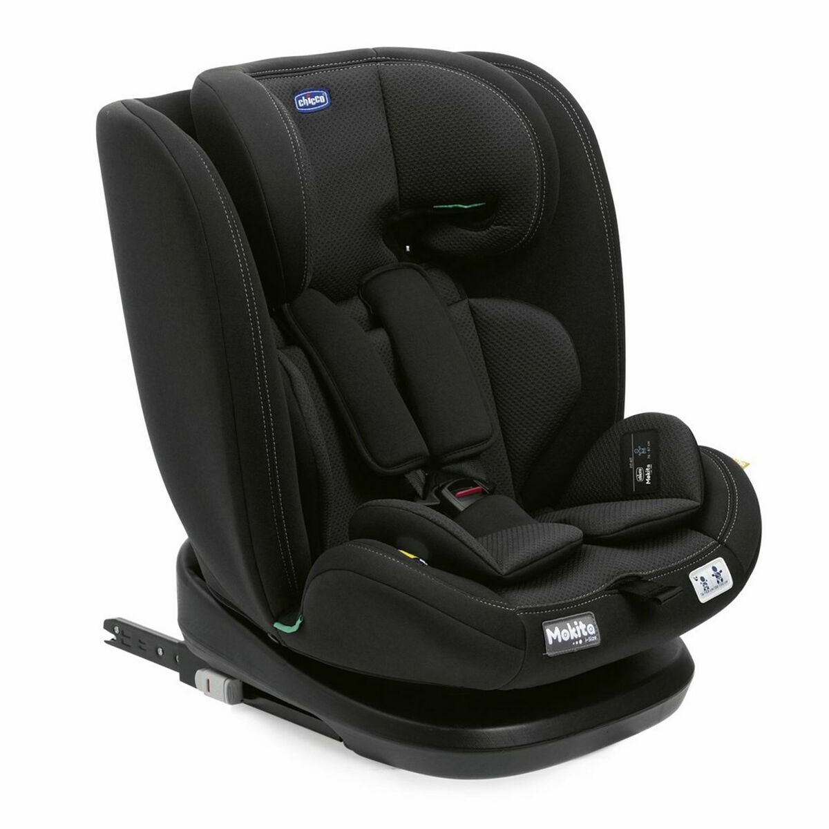Siège de Voiture Chicco 0+ (de 0 a 13 kilos) I (9 - 18 kg) II (15 - 25 kg) III (22 - 36 kg) ECE R129/04 Noir - Babycute