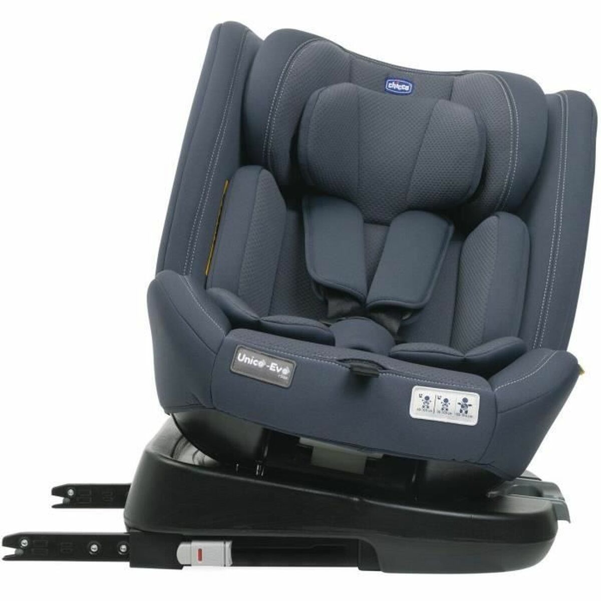 Siège de Voiture Chicco Evo i - Size Bleu Gris ECE R129/04 - Babycute