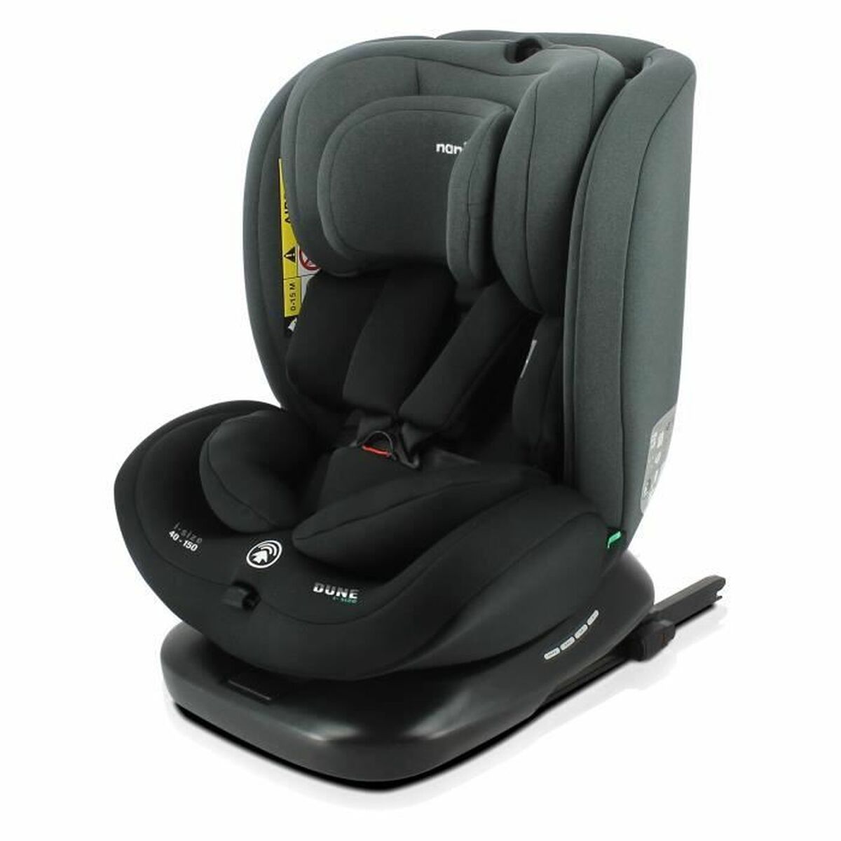 Siège de Voiture Nania Dune Noir Gris ECE R129/04 ISOFIX - Babycute