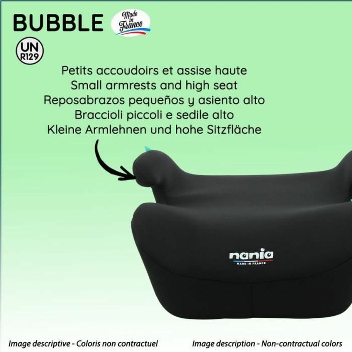Siège de Voiture Nania Noir III (22 - 36 kg) ECE R129 - Babycute