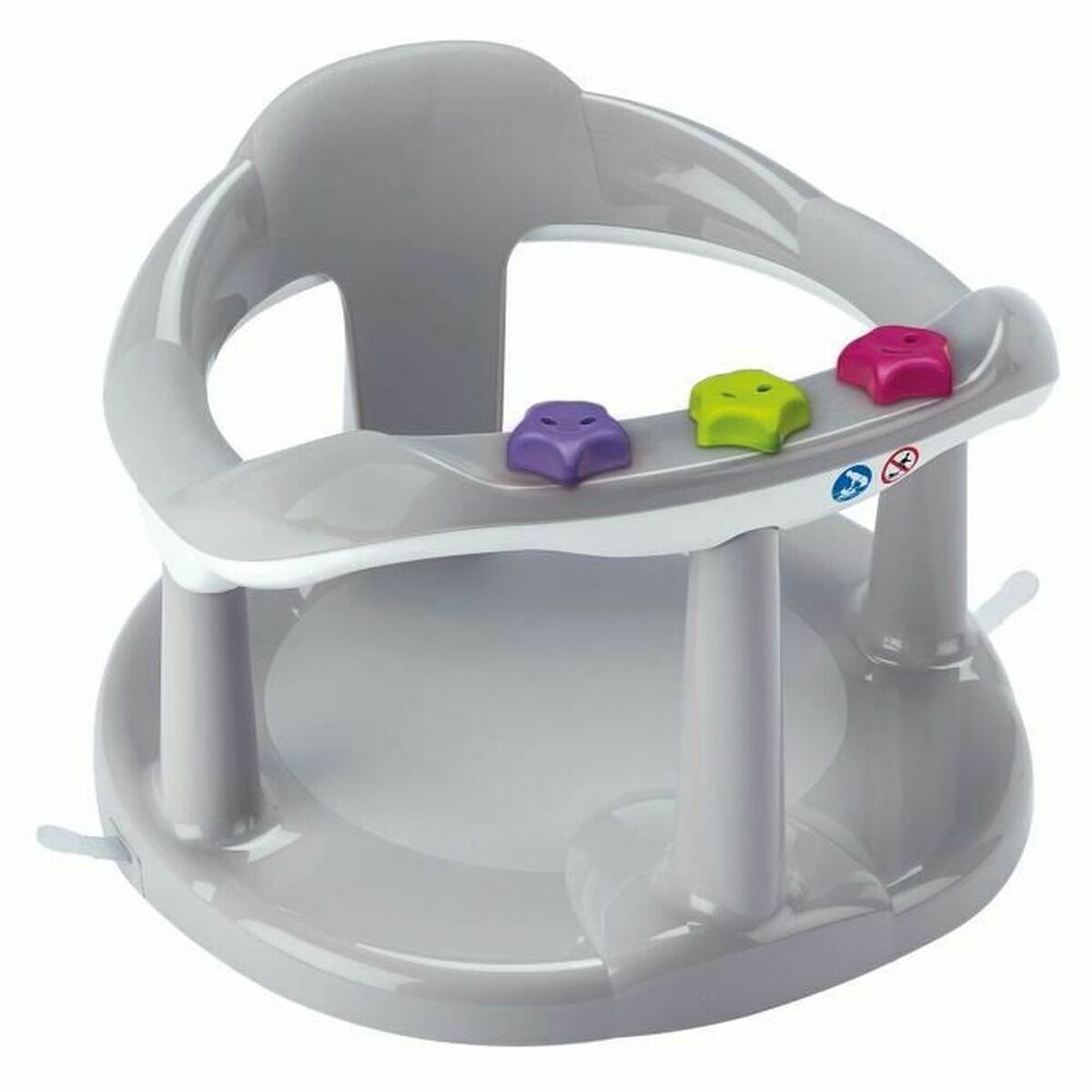 Siège pour bébé ThermoBaby Bath Ring Aquababy Gris - Babycute