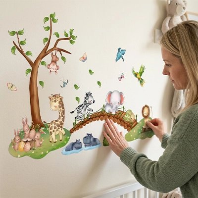 Stickers muraux | Déco Sans Trace - Babycute