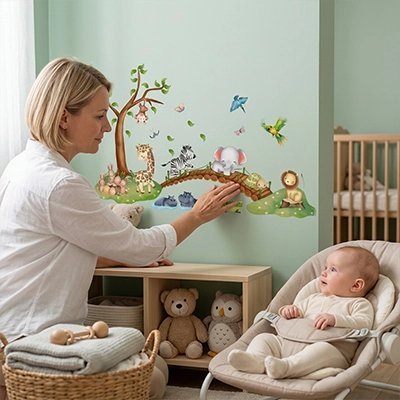 Stickers muraux | Déco Sans Trace - Babycute