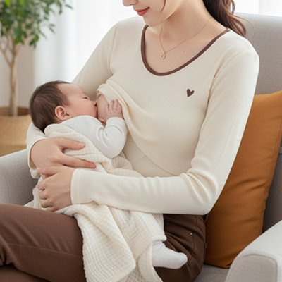 T-shirt allaitement | Discret & Élégant - Babycute