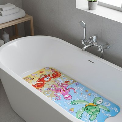 Tapis de bain bébé antidérapant | Sécuribain - Babycute