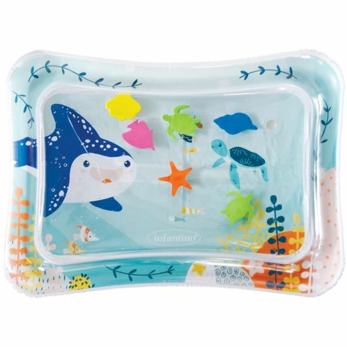 Tapis de Jeu à Eau Gonflable pour Bébé Infantino Multicouleur Océan - Babycute