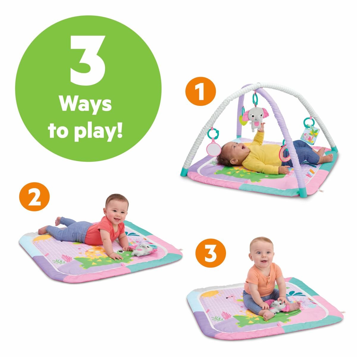 Tapis de jeu Bright Starts Jungle - Babycute