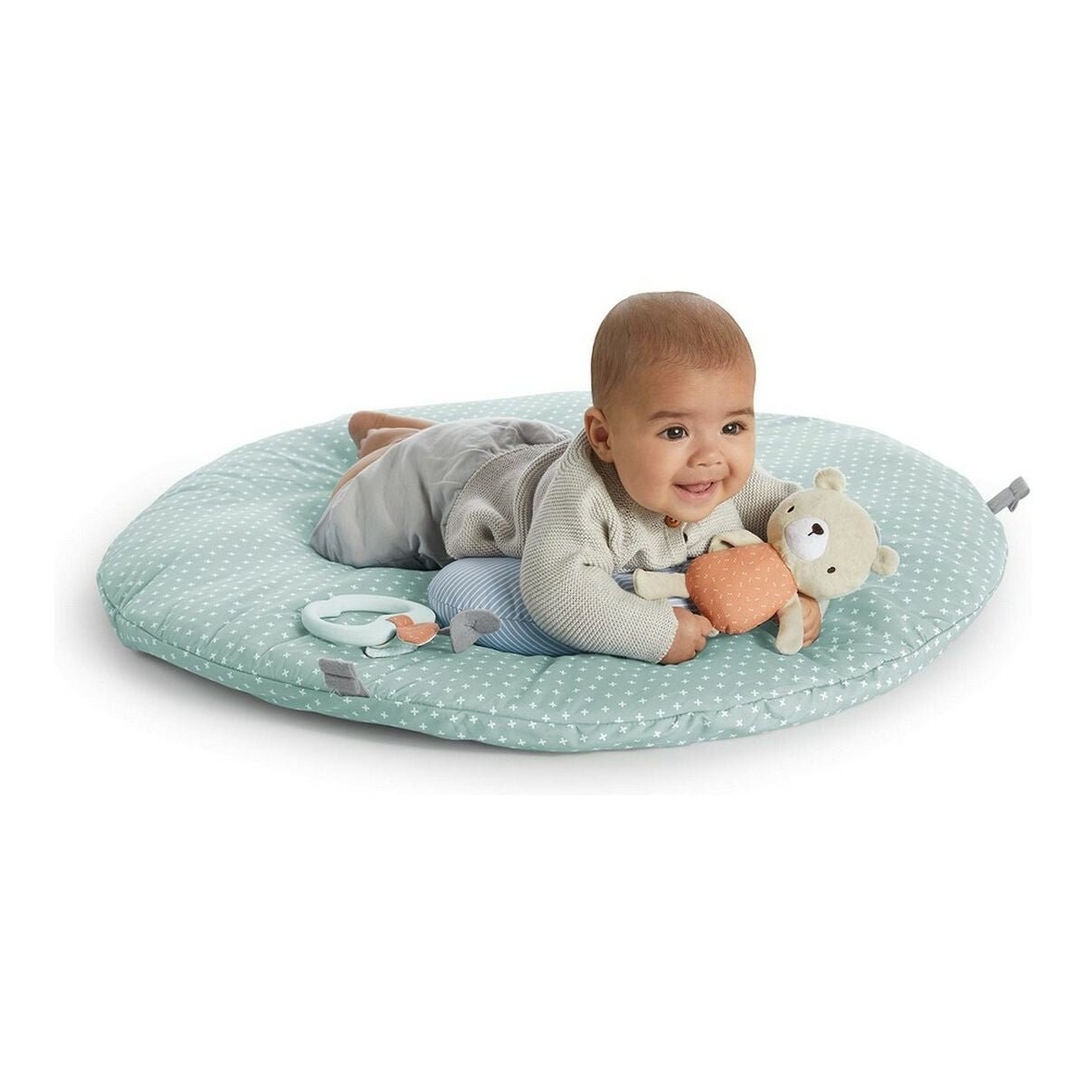 Tapis de jeu Ingenuity Réversible Bois - Babycute