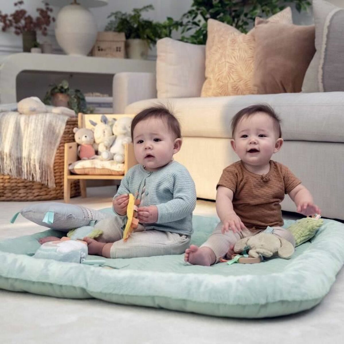 Tapis de jeu Ingenuity Tissu Foam 6 Pièces (6 Unités) - Babycute