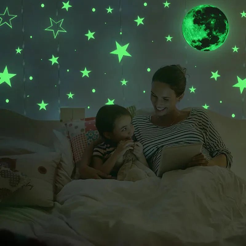 Autocollants lumineux 3D/décoration chambre enfant - Babycute