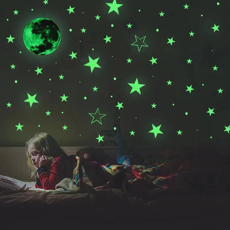 Autocollants lumineux 3D/décoration chambre enfant - Babycute