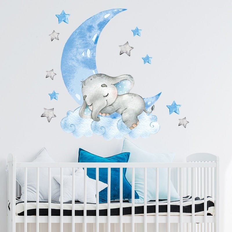 BabyElephant™- Autocollants muraux pour chambre de bébé | bébé - Babycute